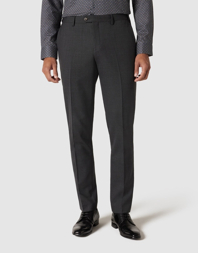 Politix - Slim Stretch Wool Blend Tailored Pant