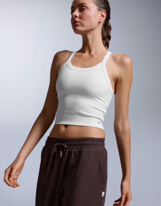 2XU - Fluid Tencel Rib Crop Singlet