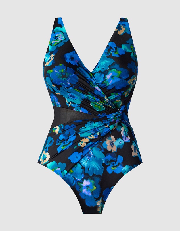 Miraclesuit Swimwear  - Secret Garden Circe Knot Detail Shaping Swimsuit