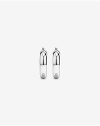 Michael Hill - 15mm Round Tube Hoop Earrings in Sterling Silver