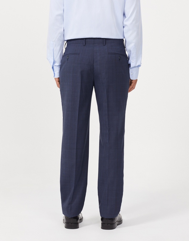 Van Heusen - Wool Blend Glen Check Suit Pant