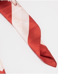 Lovisa - Red & White Regal Print Fabric Scarf