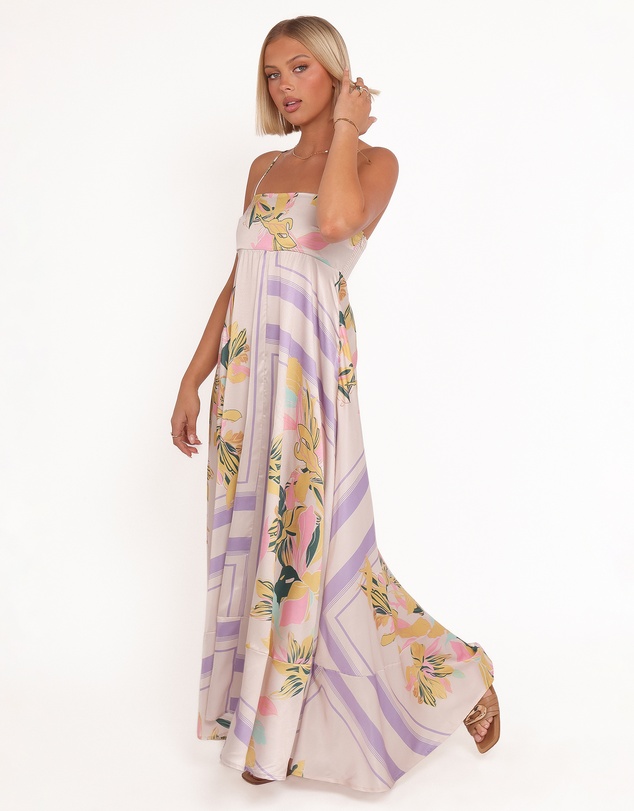 Petal & Pup - Elanor Maxi Dress - Lavender Print