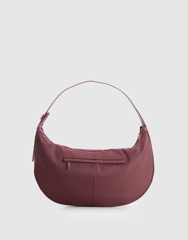 Evity - Noemie Leather Trim Shoulder Bag