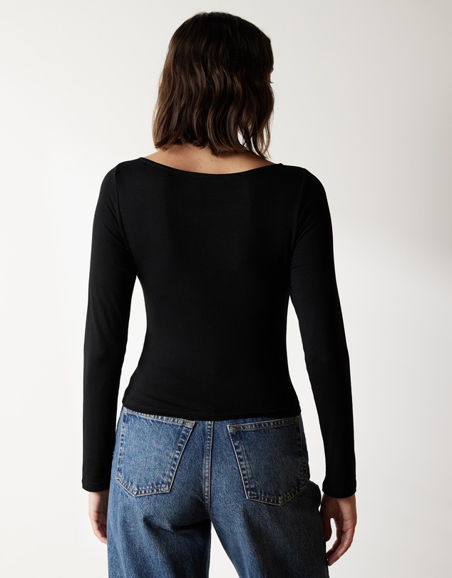 Atmos&Here - Boat Neck Bamboo Top