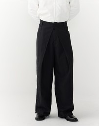 Justin Cassin - Merin Double Pleated Wide Pants