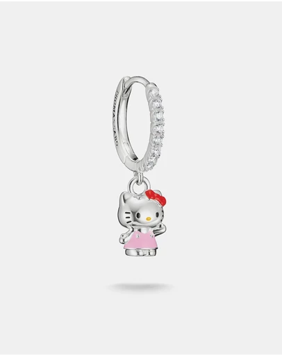 THOMAS SABO - THOMAS SABO Hello Kitty Single hoop earring with zirconia