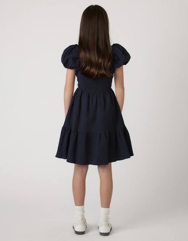 Decjuba Kids - Evie Textured Mini Dress - Teens