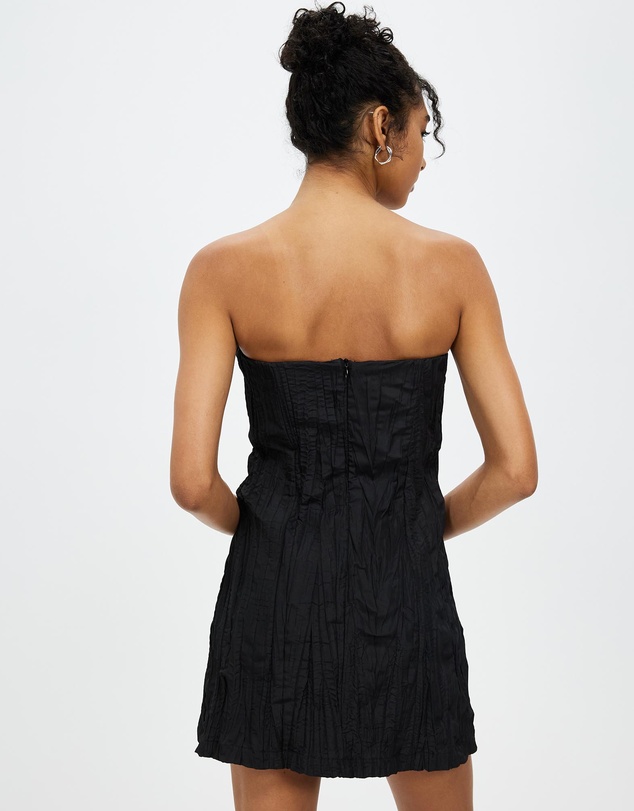 Third Form - Rolling Wave Strapless Mini Dress