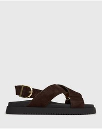Betts - Myth Crossover Strap Footbed Sandals