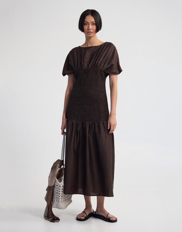Oxford - Kit Shirred Dress