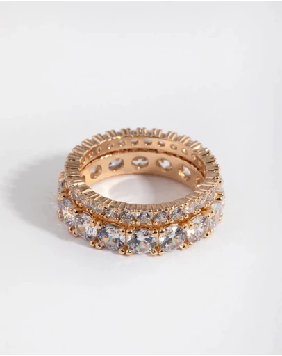 Lovisa - Gold Double Band Set Ring