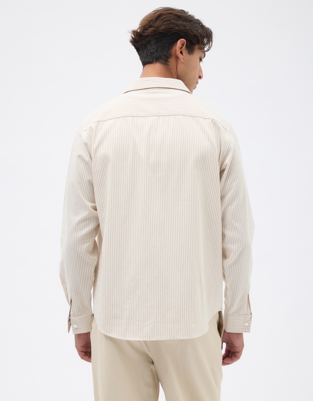 AERE - Cotton Stripe Oxford Shirt