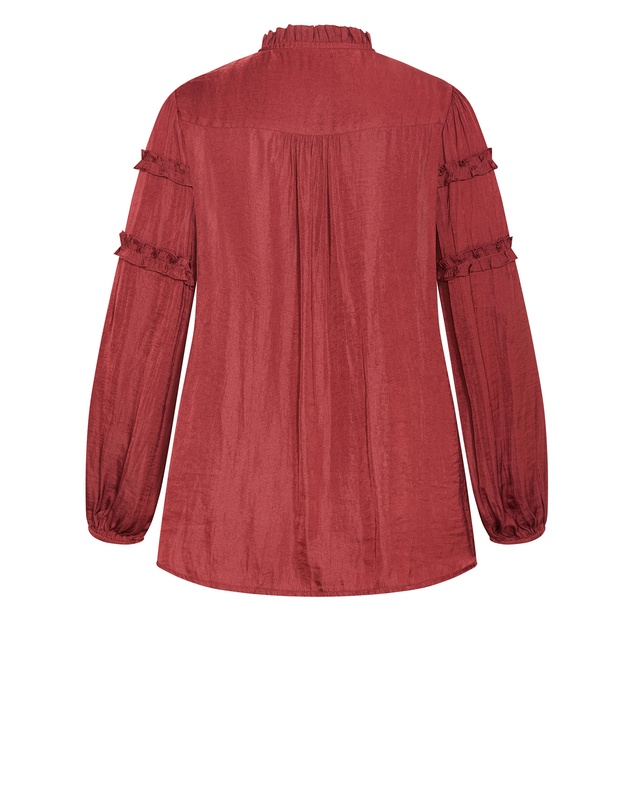 City Chic - Drama Queen Long Sleeve Shirt