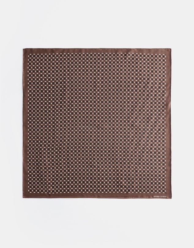 & Other Stories - Geometric Print Silk Scarf