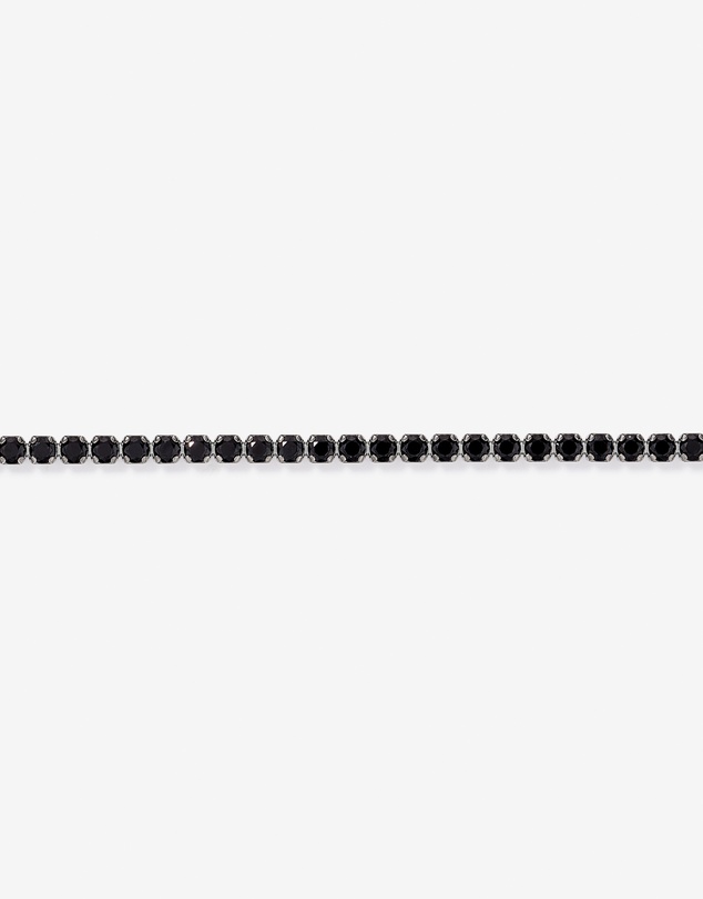 Michael Hill - Black Spinel Tennis Bracelet in Sterling Silver