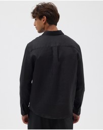 AERE - Euro Resort Linen LS Shirt