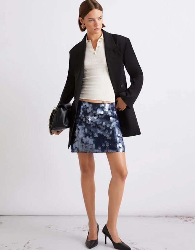 Marella - Sequin Mini Skirt