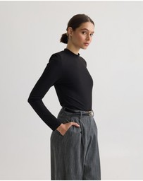 Oxford - Allison Long Sleeve Knit Top