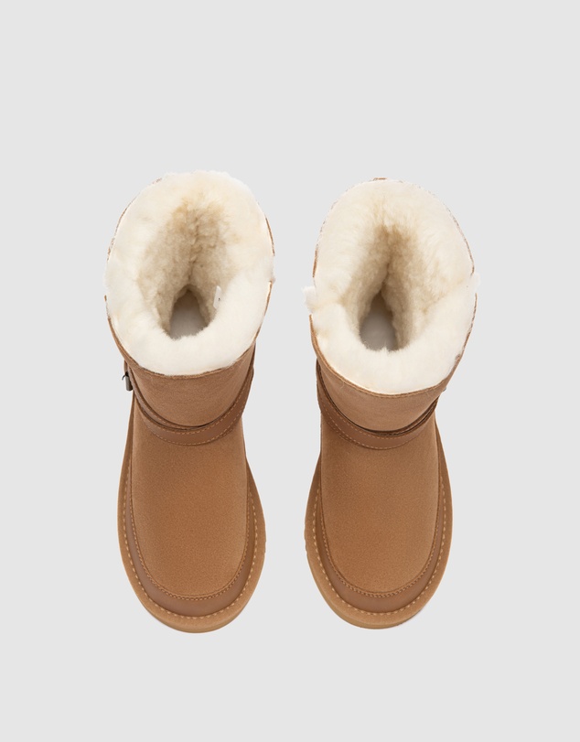 EVERAU - Australian Shepherd Ugg Short Halvik Cow Suede Upper UGG Boots