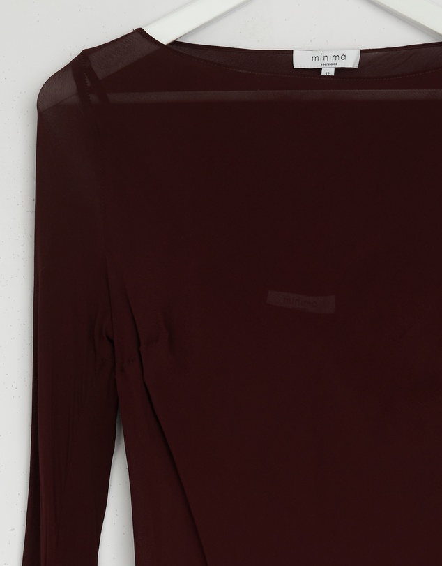 Revibe - Repaired Minima Esenciales Olen Sheer Layered Top - AU 12