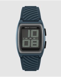 Armani Exchange - Blue Digital Watch