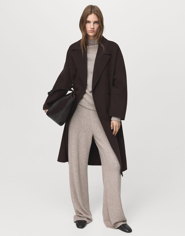 M.N.G - Straight-Fit Trousers With Elastic Waist
