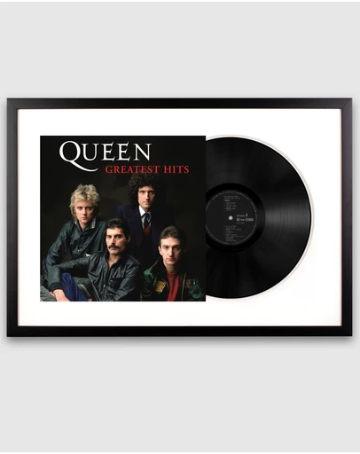 iWorld - Framed Queen Greatest Hits - Double Vinyl Album Art