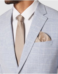 Politix - Silk Textured Two-tone Pocket Square