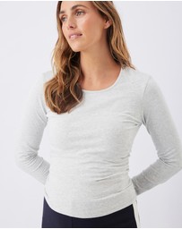 Ripe Maternity - Organic Cotton Ruched Top