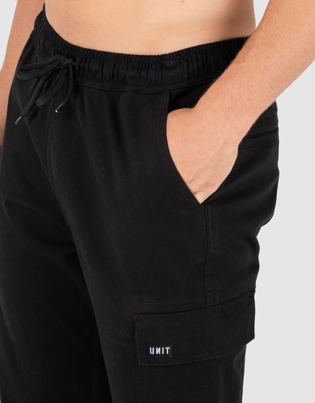 UNIT - UNIT Pivot Elastic Waist Cuffed Cargo Pants
