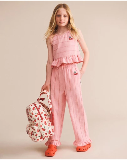 Huxbaby - Strawberry Stripe Culottes - ICONIC EXCLUSIVE - Babies-Teens