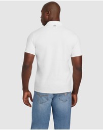 GUESS - Eco Percy Textured Zip Polo Shirt