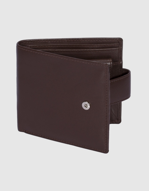 DENTS - Nappa Leather Billfold Coin Wallet with RFID Protection