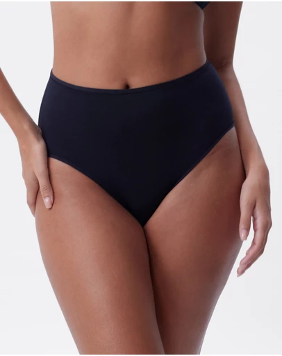 Bras N Things - NKD High Waist Brazilian Knicker - Black