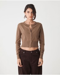 Forcast - Cassie Crew Neck Cardigan