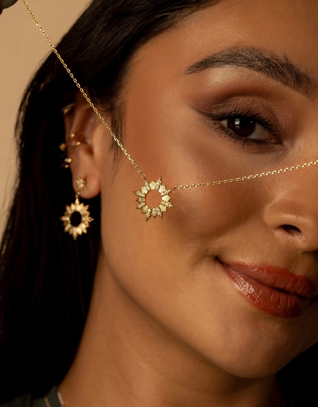 Wanderlust + Co - Sunseeker Gold Necklace