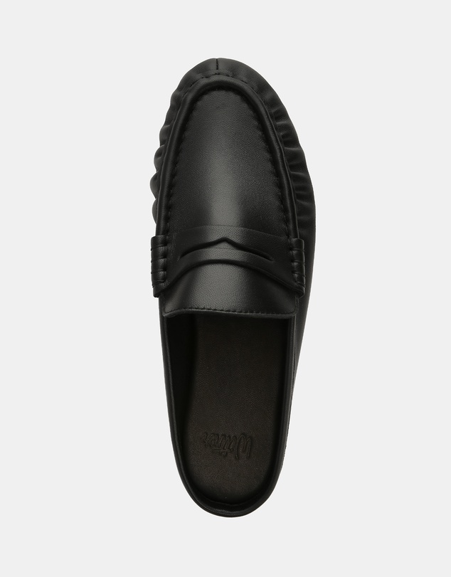 Wittner - Bronn Leather Backless Loafers