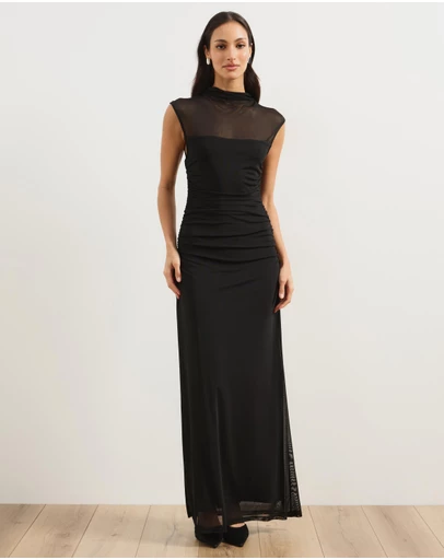 Atmos&Here - Monique Mesh Midi Dress