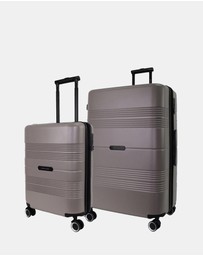 Pierre Cardin - Pierre Cardin Impact Hard Shell Medium and Cabin Bundle 2-Piece Set