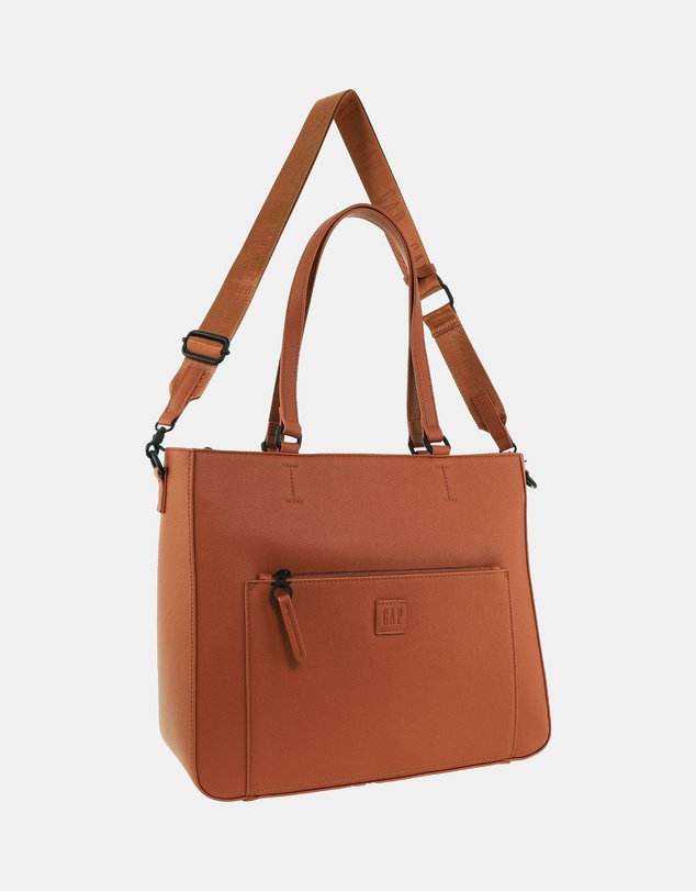 GAP - GAP Ladies Vegan Leather Modern Crossbody Tote Bag