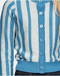 bul - Havu Cardigan Blue Stripe