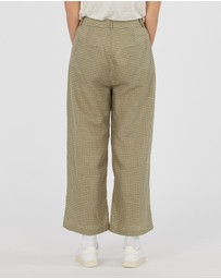 Amelius - Virtuous Check Cropped Pant