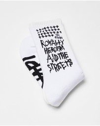 Ksubi - Royalty Ksocks White/Black