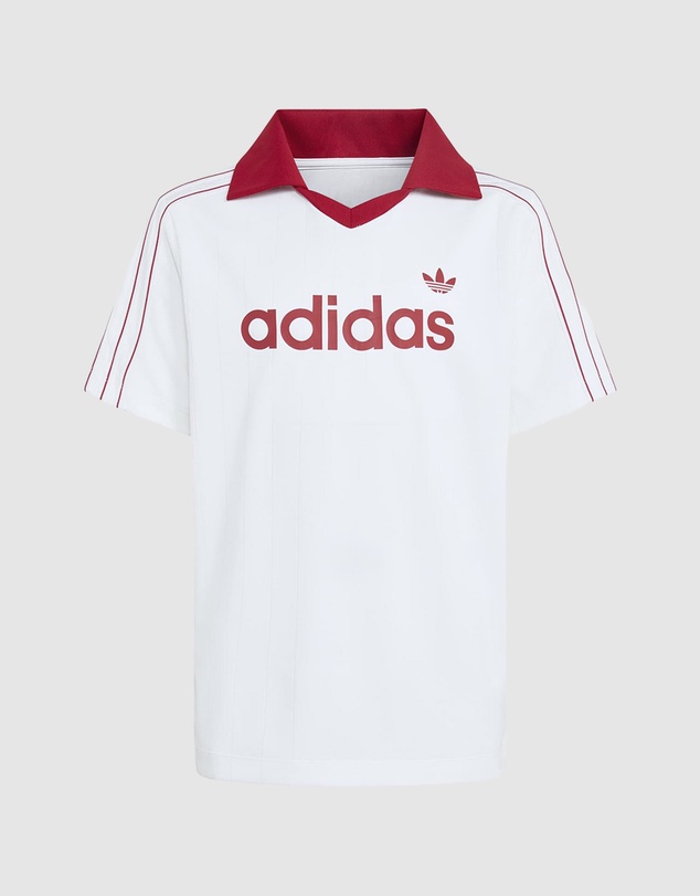 adidas Originals - Loose Pinstripe Polo Tee - Kids-Teens