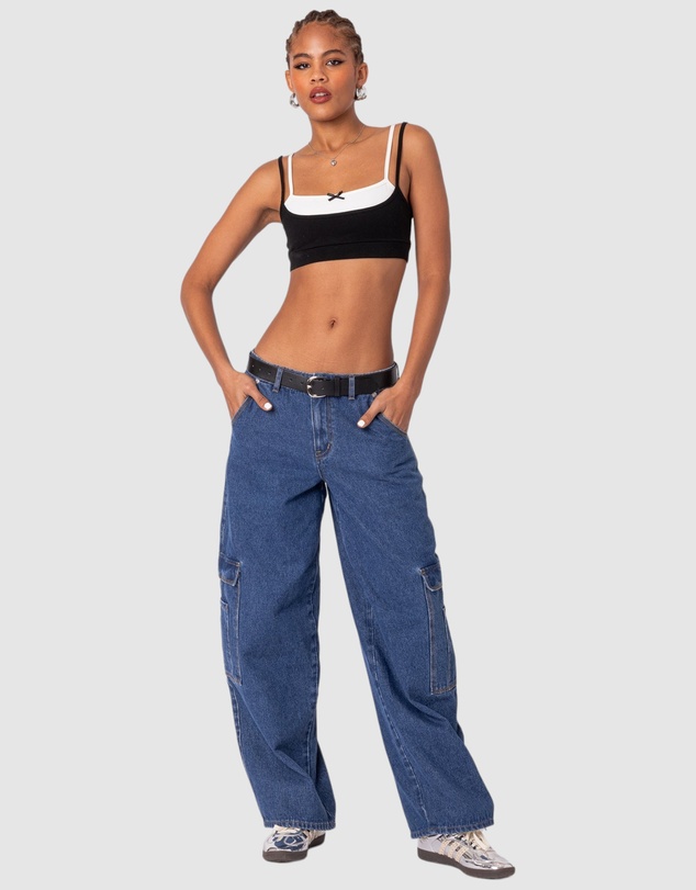 EDIKTED - Gracie layered bra top