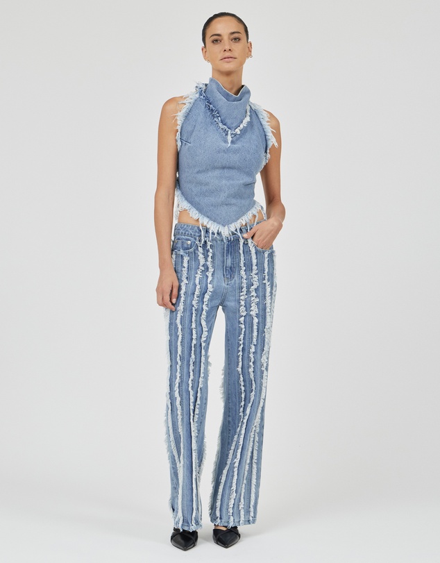 Third Form - Trace Distressed Kite Top