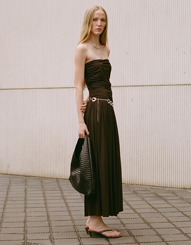 M.N.G - Owl Strapless Dress