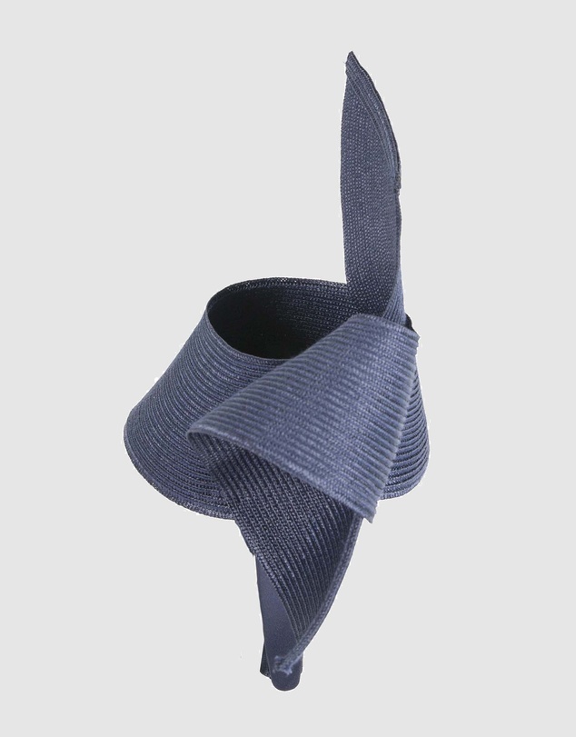 Max Alexander - Modern Navy Twisted Racing Fascinator