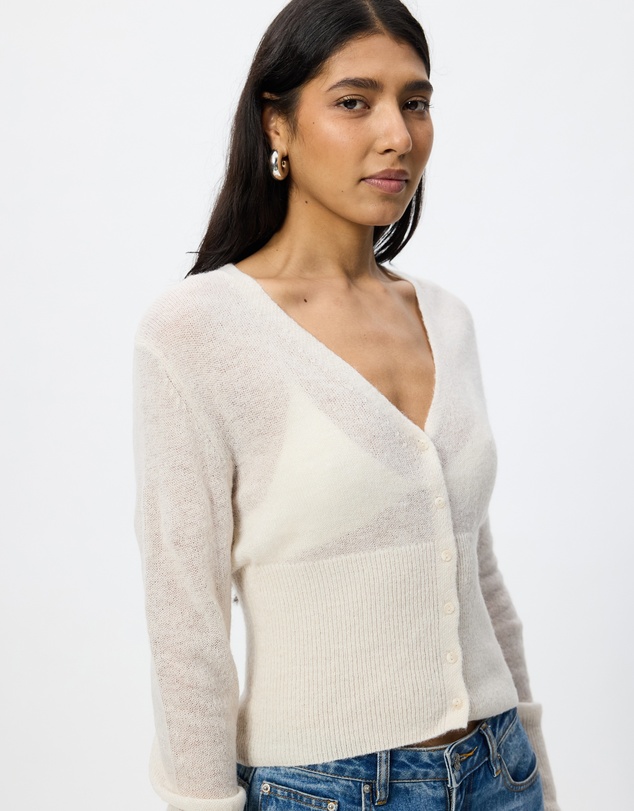 Cotton On - Feather Button Cardigan
